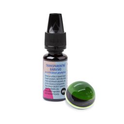 Transparentné NANO farbivo do krištáľovej živice zelené 5ml