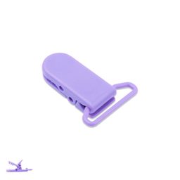 Plastový klip na cumlík 37x16x9mm Lavender Violet