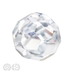 Preciosa MC glue-on round stone 6mm Crystal