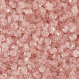 Manumi české broušené korálky 3 mm Rosaline