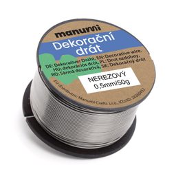 Stainless steel wire 0,5 mm/50 g