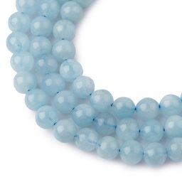 Mărgele din minerale Acvamarin AA 8mm
