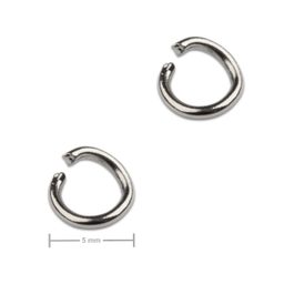 Spojovací kroužek z chirurgické oceli 5 mm