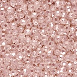 Manumi české broušené korálky 3 mm Luster Rosaline