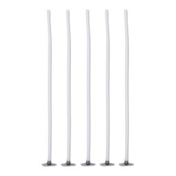 Wicks 15 cm with holder impregnated for all types of candle waxes ø6-8 cm braided