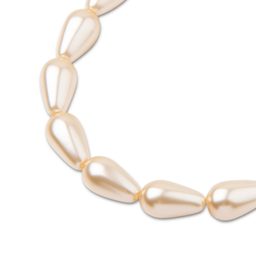 Preciosa Pear pearl 15x8mm Pearl Effect Cream
