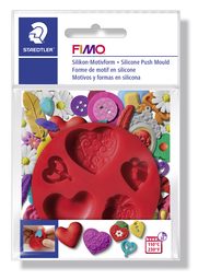 FIMO silicone push mould Heart