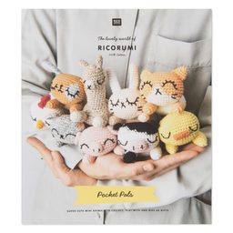 Kniha návodov na háčkovanie Ricorumi Kamoši do vrecka anglická verzia