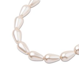 Preciosa perla hruška 10x6mm Pearl Effect White