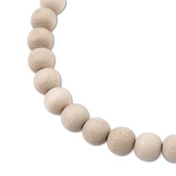 Manumi czech wooden beads 10 mm natural