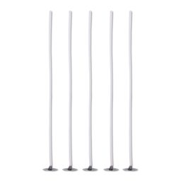 Wicks 15 cm with holder impregnated for all types of candle waxes ø4-6 cm braided