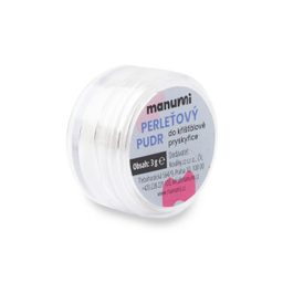 Perleťový púder do krišťalovej živice perlovobiely 3g