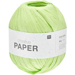 Rico design háčkovacia papierová priadza Creative paper odtieň 008 svetlo zelená