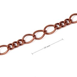 Unfinished jewellery chain antique copper No.55