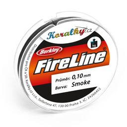 Braided bead cord Fireline Smoke 0.10mm