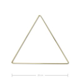 Metal frame triangle for macramé 20cm