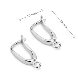 Tortițe mecanice pentru cercei din argint 19x10mm nr.53