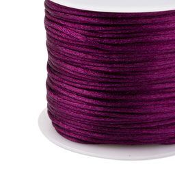 Nylonová saténová šňůra 1,5mm/2m Mulberry Purple