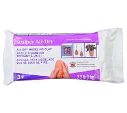 Sculpey self-hardening clay terracotta