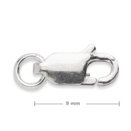 Sterling silver 925 lobster clasp 9mm  No.538