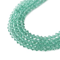 Manumi cehe perle de staniu 4mm Blue Zircon