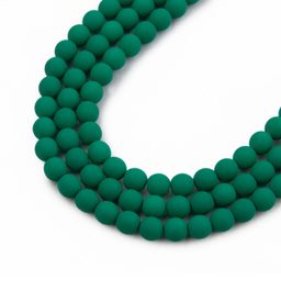 Mărgele presate Estrela NEON 4mm verde închis