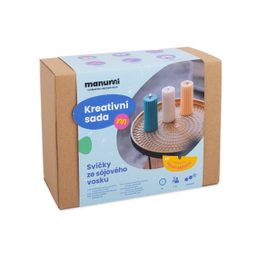 Manumi kreativní sada na výrobu svíček ze sójového vosku