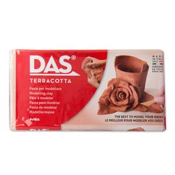 DAS Self-hardening clay 1kg terracotta