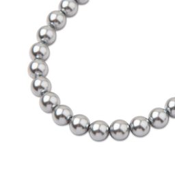 Preciosa kulatá perla MAXIMA 4mm Pearl Effect Light Grey