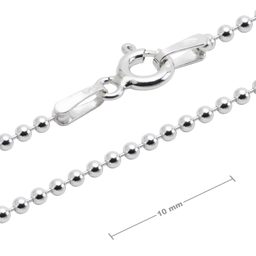 Stříbrný řetízek se zapínáním 40cm