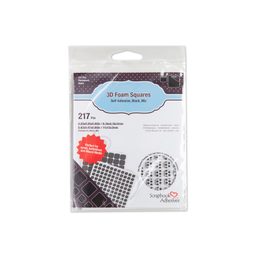 Pěnové lepící čtverečky černé