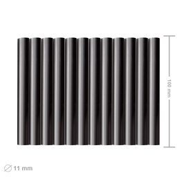 Tavné tyčinky do lepící pistole černé 11x100mm 12ks