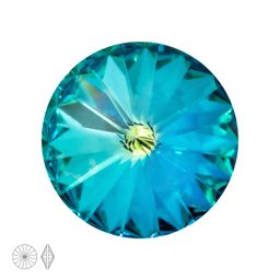 Preciosa MC Rivoli MAXIMA 12 mm Crystal Bermuda Blue