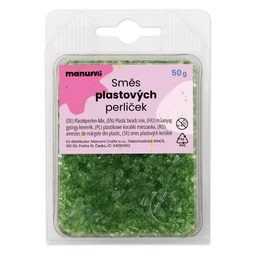 Acrylic faceted beads 4-8 mm light green