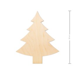 Decupaj din lemn pom de Crăciun 20cm