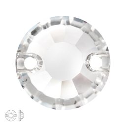 Preciosa MC našívací šatonová růže VIVA12 8 mm Crystal