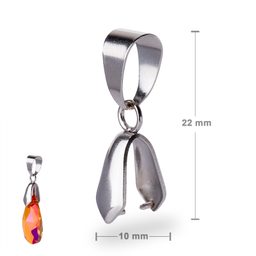 Inel de legătură pentru bijuterii din oțel inoxidabil 316L 22x10mm