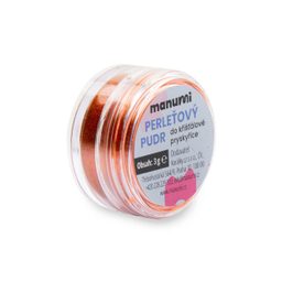 Perleťový púder do krišťalovej živice medený 3g