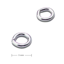 Jump ring 3mm silver