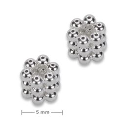 Sterling silver 925 spacer bead 5x5.5mm No.320