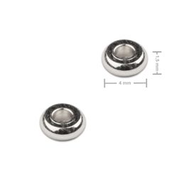 Distanční kroužek z chirurgické oceli placička 4 x 1,5 mm