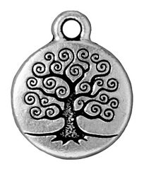 TierraCast pendant Tree Of Life antique silver