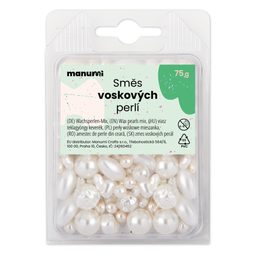 Manumi směs českých voskových perel bílá