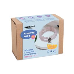 Manumi kreativní sada na výrobu náramku z minerálů se znamením zvěrokruhu Rak