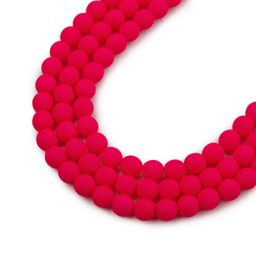 Mărgele presate Estrela NEON 4mm roz