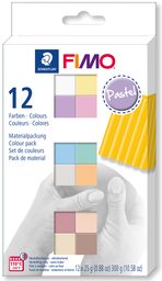 FIMO Soft set of 12 colours 25g Pastel