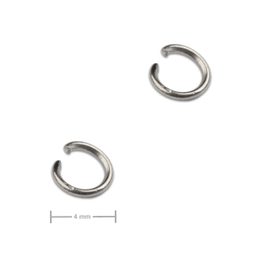 Spojovací kroužek z chirurgické oceli 4 mm
