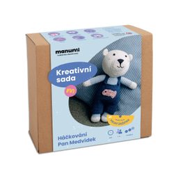 Manumi kreativní sada na háčkování pan Méďa