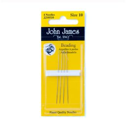 Ihly na koráliky veľkosti 10 4ks