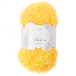 Rico design háčkovací příze na výrobu žínek Creative Bubble odstín 002 žlutá